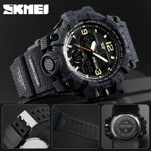 skmei army watch
